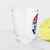 Harris Walz 2024: President Patriottisch Shot Glas (Links)