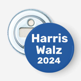 Harris / Walz 2024 Presidentiële campagne Button Flesopener