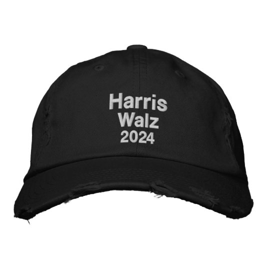Harris / Walz 2024 Presidentiële campagne Geborduurde Pet (Voorkant)