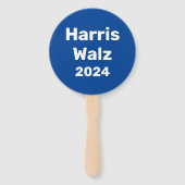 Harris / Walz 2024 Presidentiële campagne Handwaaier (Achterkant)