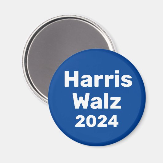 Harris / Walz 2024 Presidentiële campagne Magneet (Voorkant / Achterkant)