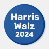 Harris / Walz 2024 Presidentiële campagne Magneet (Voorkant)