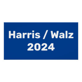 Harris / Walz 2024 Presidentiële campagne Perfect Poster