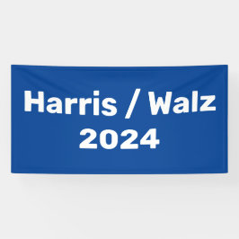 Harris / Walz 2024 Presidentiële campagne Spandoek
