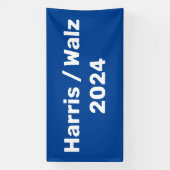 Harris / Walz 2024 Presidentiële campagne Spandoek (Verticaal)