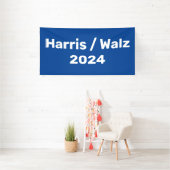 Harris / Walz 2024 Presidentiële campagne Spandoek (Insitu)