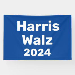 Harris / Walz 2024 Presidentiële campagne Spandoek