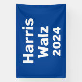 Harris / Walz 2024 Presidentiële campagne Spandoek (Verticaal)