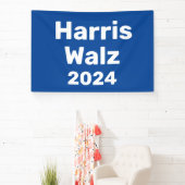 Harris / Walz 2024 Presidentiële campagne Spandoek (Insitu)