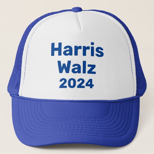 Harris / Walz 2024 Presidentiële campagne Trucker Pet (Voorkant)