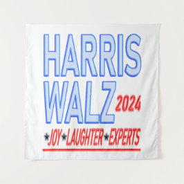 Harris Walz 2024 Presidentiële verkiezingen Medium Wandkleed
