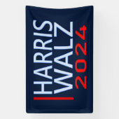 Harris Walz 2024 Presidentiële Verkiezingsbanner Spandoek (Verticaal)