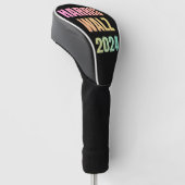 Harris Walz 2024 Rainbow Golfheadcover (Schuin)