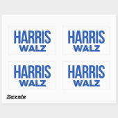 Harris Walz 2024 Rechthoekige Sticker (Vel)