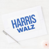 Harris Walz 2024 Rechthoekige Sticker (Envelop)