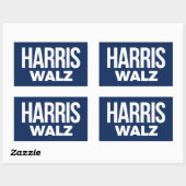 Harris Walz 2024 Rechthoekige Sticker (Vel)