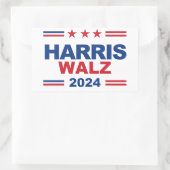Harris Walz 2024 Rechthoekige Sticker (Tas)