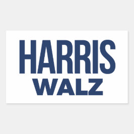 HARRIS WALZ 2024 RECHTHOEKIGE STICKER