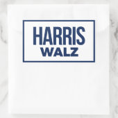 HARRIS WALZ 2024 RECHTHOEKIGE STICKER (Tas)