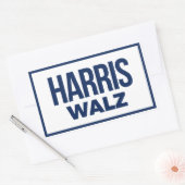 HARRIS WALZ 2024 RECHTHOEKIGE STICKER (Envelop)