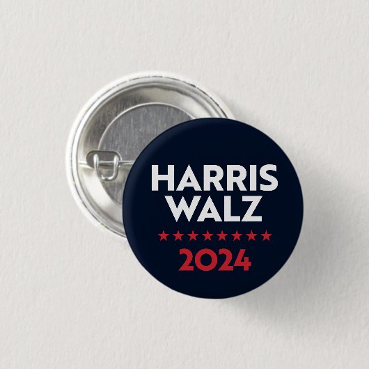 Harris Walz 2024 Ronde Button 3,2 Cm (Voorkant /achterkant)