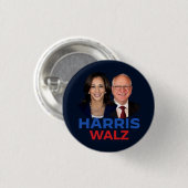 Harris Walz 2024 Ronde Button 3,2 Cm (Voorkant /achterkant)