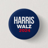 Harris Walz 2024 Ronde Button 3,2 Cm (Voorkant)