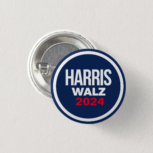 Harris Walz 2024 Ronde Button 3,2 Cm (Voorkant /achterkant)