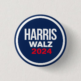 Harris Walz 2024 Ronde Button 3,2 Cm