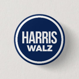 Harris Walz 2024 Ronde Button 3,2 Cm