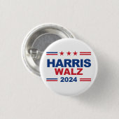 Harris Walz 2024 Ronde Button 3,2 Cm (Voorkant /achterkant)