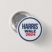 HARRIS WALZ 2024 RONDE BUTTON 3,2 CM (Voorkant /achterkant)
