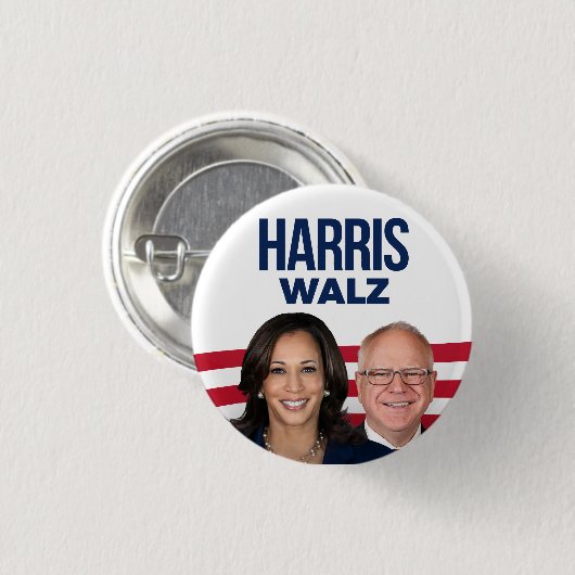 Harris Walz 2024 Ronde Button 3,2 Cm (Voorkant /achterkant)
