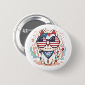 HARRIS WALZ 2024 RONDE BUTTON 5,7 CM (Voorkant /achterkant)