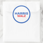 Harris Walz 2024 Ronde Sticker (Tas)