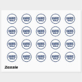 HARRIS WALZ 2024 RONDE STICKER (Vel)