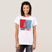 Harris Walz 2024 - Rood Blauw T-shirt (Voorkant volledig)