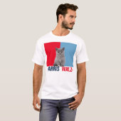 Harris Walz 2024 - Rood Blauw T-shirt (Voorkant volledig)