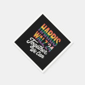 Harris Walz 2024 Samen kunnen we LGBTQIA kiezen Servet (Hoek)