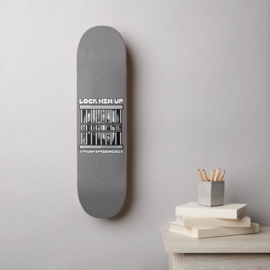 HARRIS-WALZ 2024 SLUIT HEM OP PERSOONLIJK SKATEBOARD (Muurkunst)