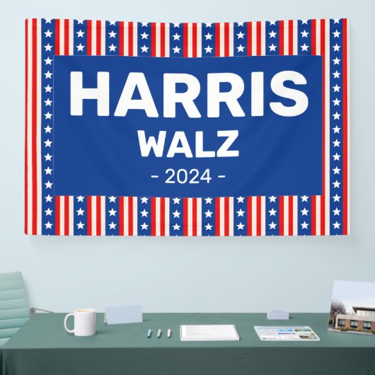 Harris - Walz 2024 Spandoek (Beurs)