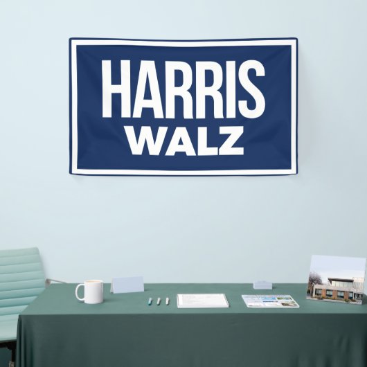 Harris Walz 2024 Spandoek (Beurs)