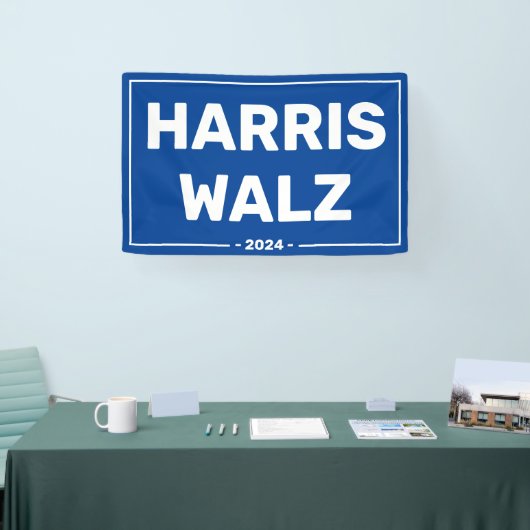Harris Walz 2024 Spandoek (Beurs)