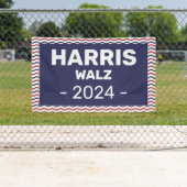 Harris - Walz 2024 Spandoek (Insitu)