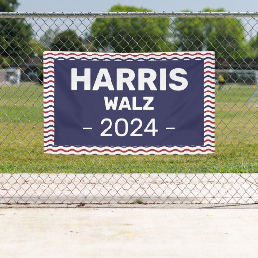 Harris - Walz 2024 Spandoek (Insitu)