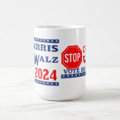 Harris Walz 2024 Stemming Democraat Stop Creepy We Koffiemok (Center)