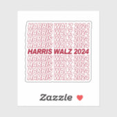 Harris Walz 2024 Sticker (Vel)
