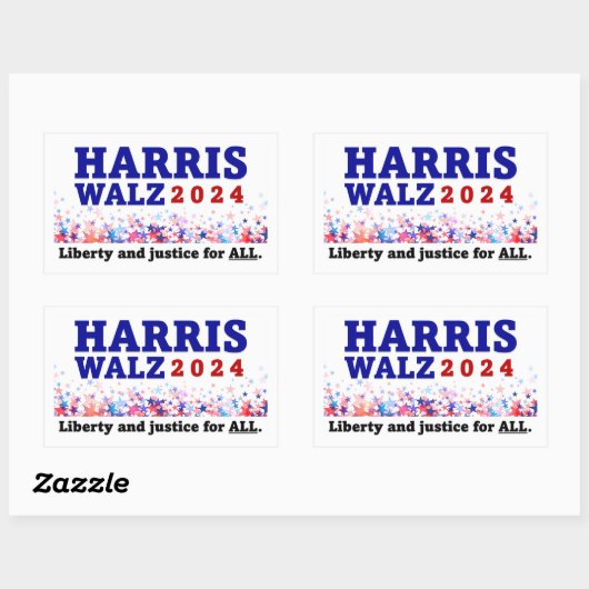 Harris Walz 2024 Sticker (Vel)