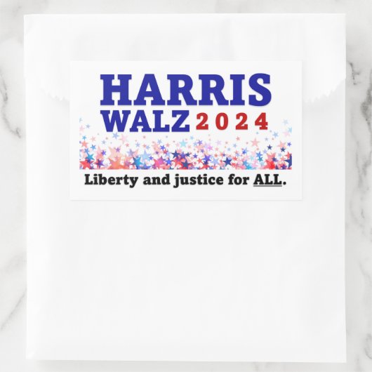 Harris Walz 2024 Sticker (Tas)