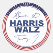 Harris - Walz 2024 stickers (Voorkant)
